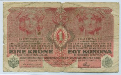 1 Krone / Korona 1916 série 7392 (velké číslice) - Image 2