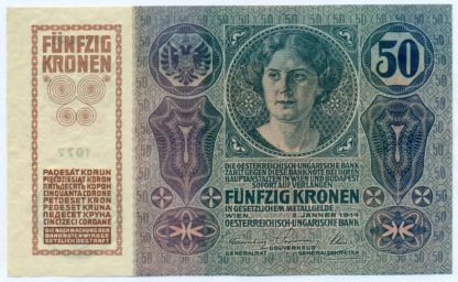 50 Kronen 1914 série 1077
