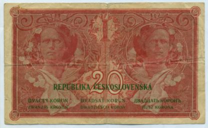 20 Kč 1919 série P 008