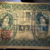 1000 K 1902 série 1218 + zachycený falešný kolek 1919 s označením TIMBRE FAUX BÚMF - Image 5