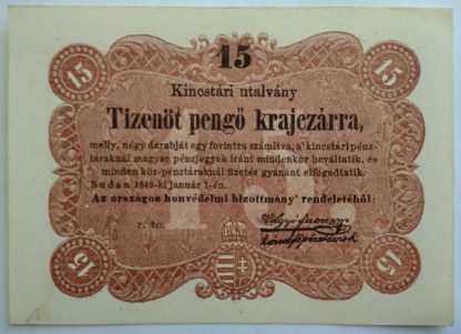 15 Krajczárra 1849 série r. to. - Image 2