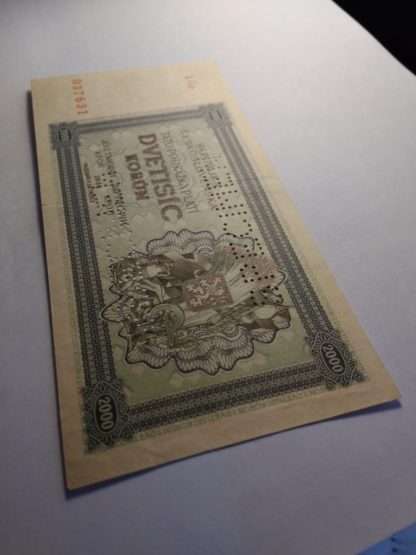 2000 K 1945 série 4 Go (Slovensko) - bankovní vzor - Image 4
