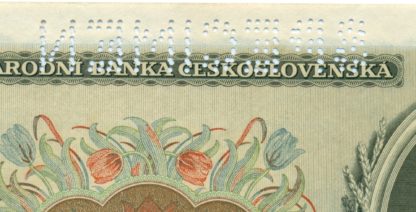 1000 K 1934 série H - dvojitý SPECIMEN - Image 4