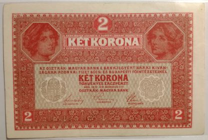 2 Kronen / Korona 1917 série 7373 (maďarské vydání) - Image 2