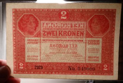 2 Kronen / Korona 1917 série 7373 (maďarské vydání) - Image 3