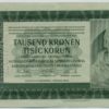1000 K 1942 série Ia - bankovní vzor