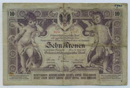 10 Kronen / Koronát 1900 série 1173 - Image 2