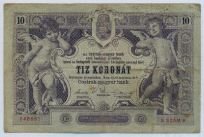10 Kronen / Koronát 1900 série 1173