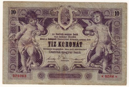10 Kronen / Koronát 1900 série 1027