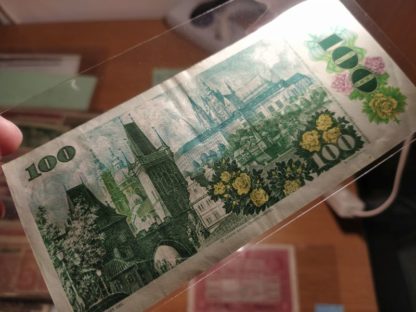 100 Kčs 1989 série A 30 (vzácnější vyšší série) - Image 4